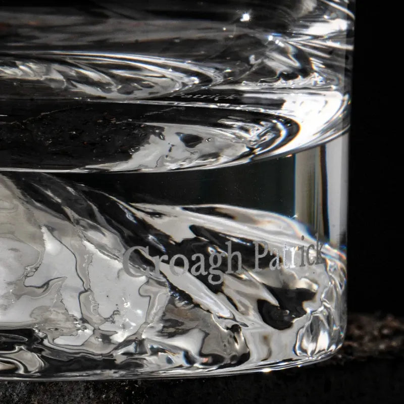 Croagh Patrick Heavy Base Whiskey Glass Set — view 7