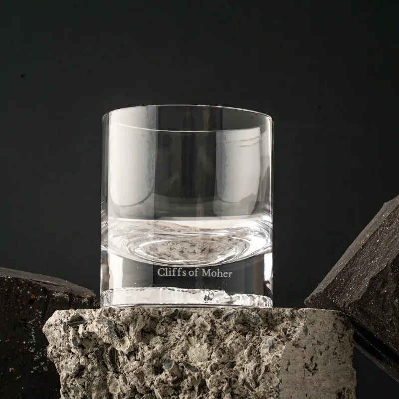 Cliffs of Moher Heavy Base Whiskey Glass — view 8