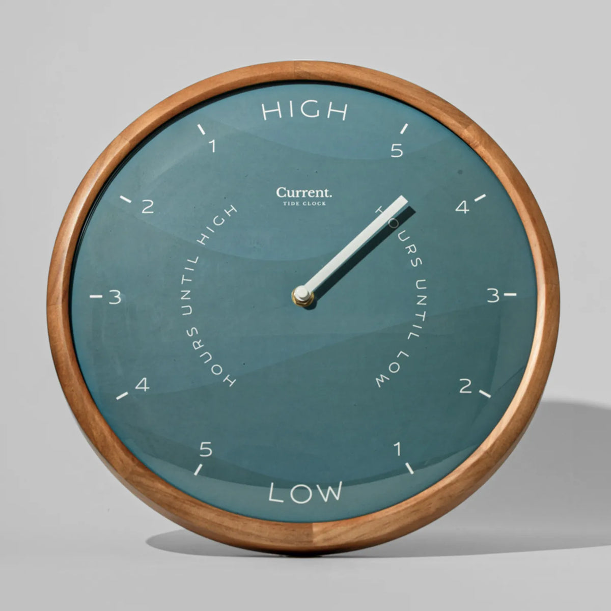 Ripple Dark Blue Tide Clock — view 2