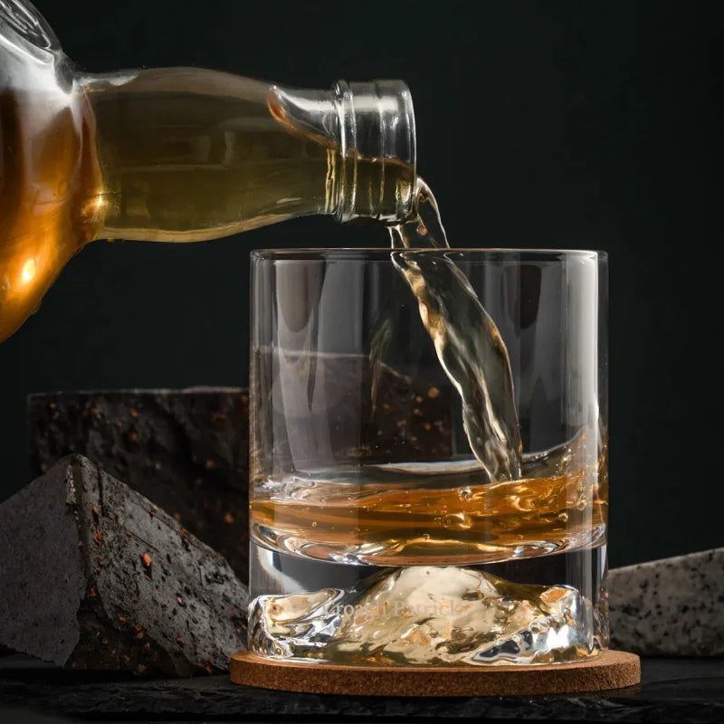Croagh Patrick Heavy Base Whiskey Glass Set — view 4