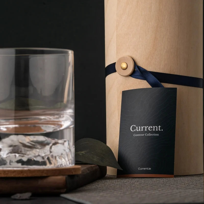Croagh Patrick Heavy Base Whiskey Glass Set — view 5